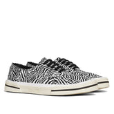 Celine Black Canvas Low Top Sneakers